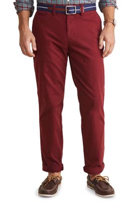 vineyard vines On-The-Go Slim Fit Performance Pants in Crimson