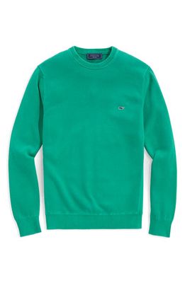 vineyard vines Solid Crewneck Sweater in Sea Swell