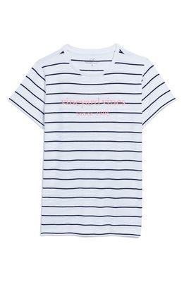vineyard vines Stripe T-Shirt in Fd Stripe - White