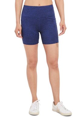 vineyard vines Supersoft Bike Shorts in Deep Bay Heather