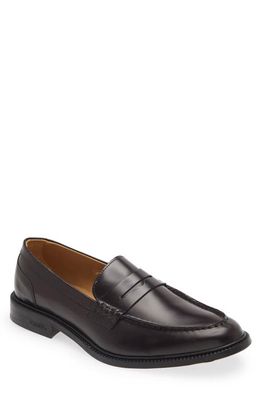 VINNYS Townee Penny Loafer in Brown