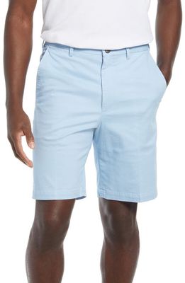 Vintage 1946 Men's Classic Flat Front Chino Shorts in Sky