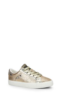 Vintage Havana Kids' Adalene Low Top Glitter Sneaker in Rose Gold Glitter Multi