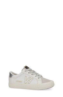 Vintage Havana Kids' Vita Sneaker in White Pebbled /Grey