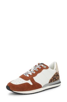 Vintage Havana Valery Sneaker in White/Leopard/Rust Multi