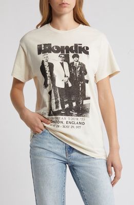 Vinyl Icons Blondie London Cotton Graphic T-Shirt in Natural 