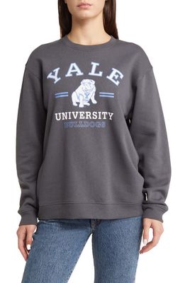 Vinyl Icons Yale University Graphic Sweatshirt in Grey