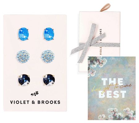 Violet & Brooks Mia Post Earring Gift Trio