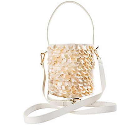 Violet & Brooks Mother of Pearl Limited Edition Bucket Bag