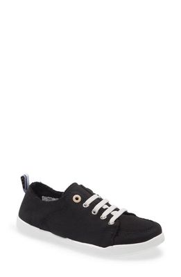 Vionic Beach Collection Pismo Lace-Up Sneaker in Black Fabric