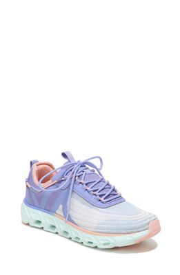 Vionic Fortune Stripe Mesh Sneaker in Lavender/Ballad Blue