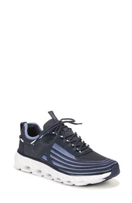 Vionic Fortune Stripe Mesh Sneaker in Navy/Ultramarine