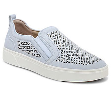 Vionic Perforated Leather Slip-Ons - Kimmie Perf