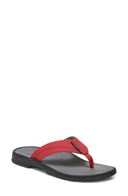 Vionic Wyatt Flip Flop in Red