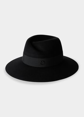 Virginie Water-Resistant Wool Felt Fedora Hat