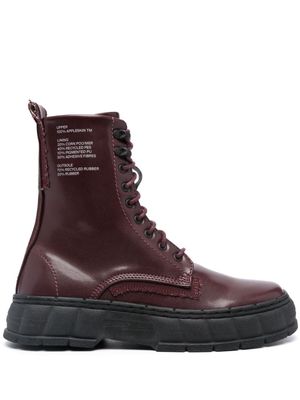 Virón 1992 combat boots - Red