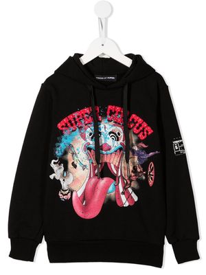 Vision Of Super Kids Super Circus drawstring hoodie - Black