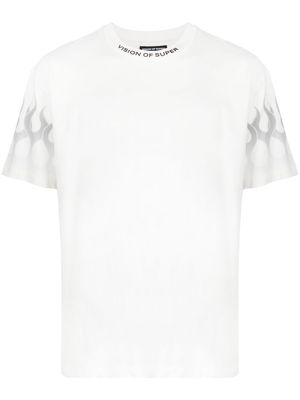 Vision Of Super logo-print short-sleeve T-shirt - White
