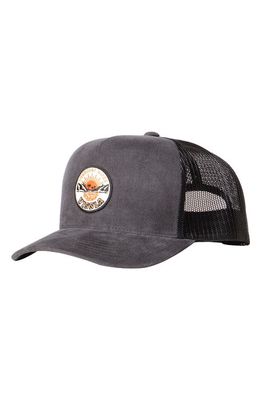 Vissla Sunrise Vibes Trucker Hat in Black Heather