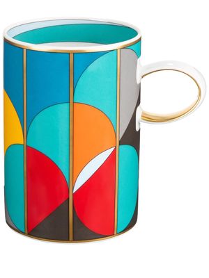 Vista Alegre Futurismo porcelain mug - Blue