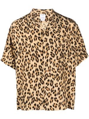 visvim Caban leopard-print shirt - Neutrals