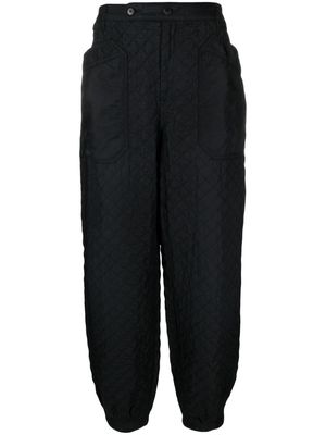 visvim Callahan quilted tapered trousers - Black