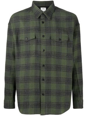 visvim checked lumberjack shirt - Green