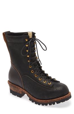 VISVIM Cossack Folk Lace-Up Boot in Black