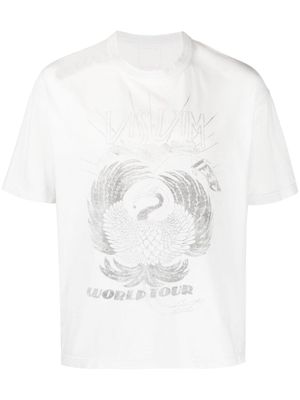 visvim Crash World Tour cotton t-shirt - White