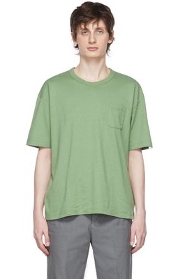 Visvim Green Cotton T-Shirt