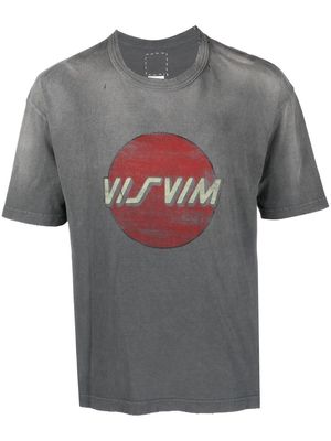 visvim logo-print T-shirt - Grey