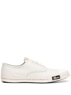 visvim low-top cotton sneakers - White