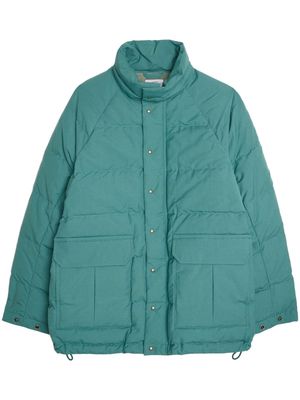 visvim Lumer wool-linen puffer jacket - Green