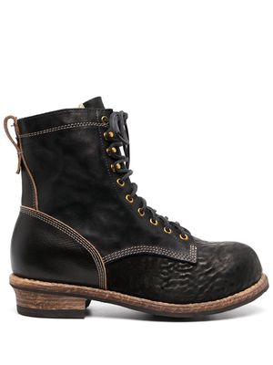 visvim Poundmaker-Folk leather boots - Black