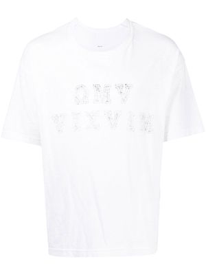 visvim slogan-print T-shirt - White