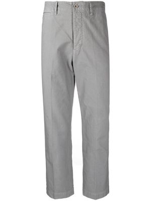 visvim straight-leg chino trousers - Grey