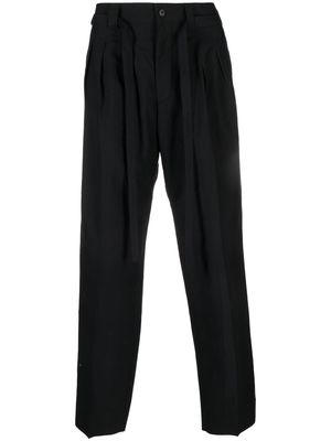 visvim straight-leg wool trousers - Blue