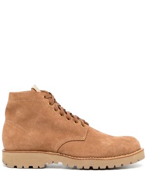 visvim suede lace-up ankle boots - Brown