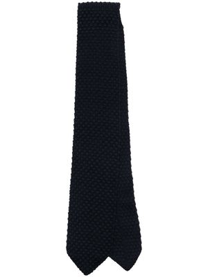 visvim textured-finish silk tie - Black
