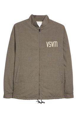 VISVIM Yardline Wool Blend Down Jacket in Grey