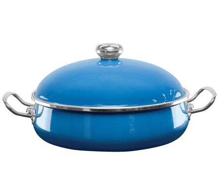 Vita 5-Qt. Enamel-on-Steel Covered Casserole