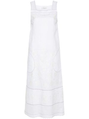 Vita Kin Ulya linen maxi dress - White