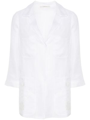 Vita Kin Yana linen jacket - White