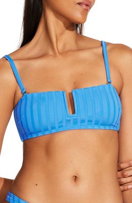 Vitamin A® Ursula Bandeau Bikini Top in Dream Blue Superib 