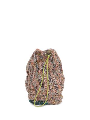 VITELLI Chunky-knitted shoulder bag - Orange