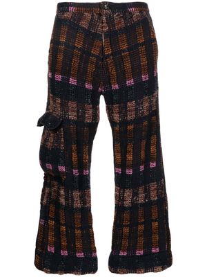 VITELLI warp-knit cropped cargo pants - Multicolour