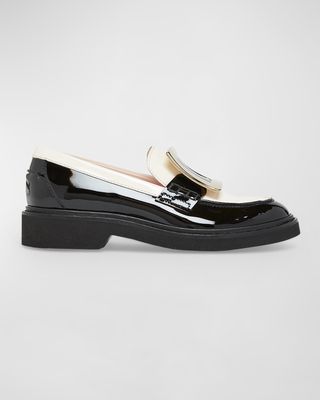 Viv Rangers Buckle Patent Loafers