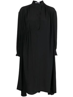 Vivetta asymmetric high-neck shirt dress - Black