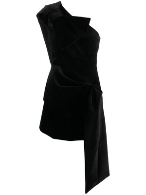 Vivetta bow-detail cut-out minidress - Black