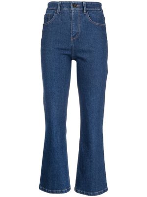 Vivetta cropped flared jeans - Blue